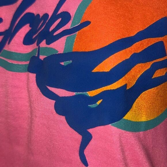 Vintage Neon Puffy Graphics Sea Trek Ringer Royal Caribbean T Shirt Unisex Sz On - Picture 9 of 12